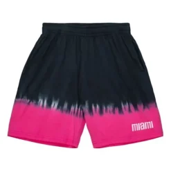 Men Mitchell & Ness Shorts-Tie Dye Shorts Miami Heat