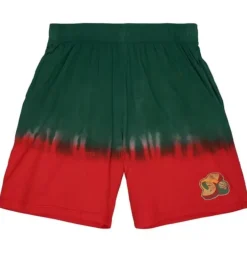 Men Mitchell & Ness Shorts-Tie Dye Shorts Seattle Supersonics