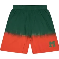 Men Mitchell & Ness Shorts-Tie Dye Shorts University Of Miami