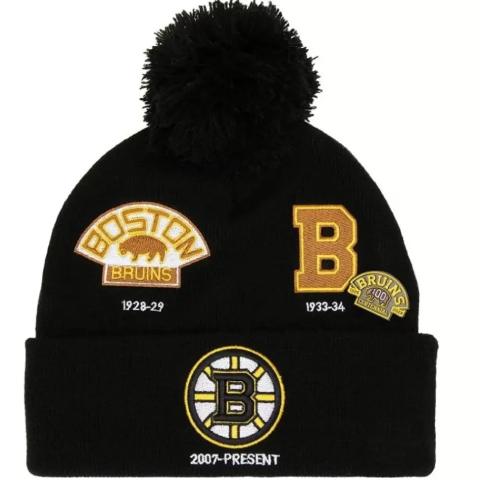 Mitchell & Ness Knit-Timeline Knit Boston Bruins