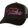 Mitchell & Ness Snapback-Times Up Trucker Hwc New York Knicks