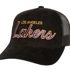 Mitchell & Ness Snapback-Times Up Trucker Los Angeles Lakers
