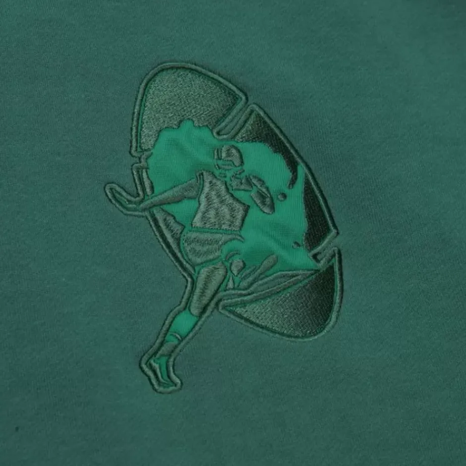 Men Mitchell & Ness Hoodies & Sweatshirts-Tonal Logo Heavyweight Fleece Green Bay Packers