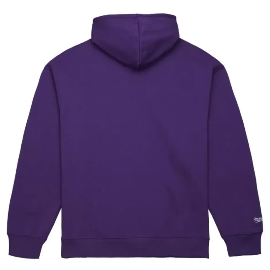 Men Mitchell & Ness Hoodies & Sweatshirts-Tonal Logo Heavyweight Fleece Los Angeles Lakers