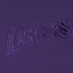 Men Mitchell & Ness Hoodies & Sweatshirts-Tonal Logo Heavyweight Fleece Los Angeles Lakers