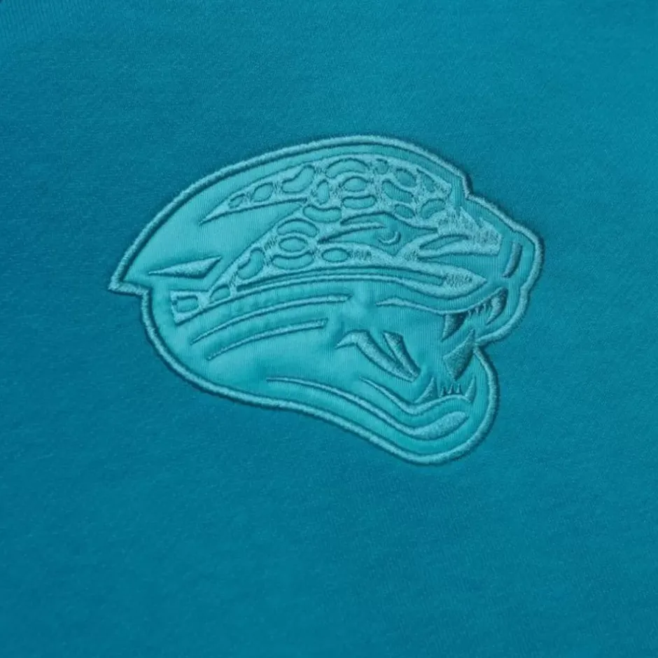 Men Mitchell & Ness Hoodies & Sweatshirts-Tonal Logo Heavyweight Fleece Jacksonville Jaguars