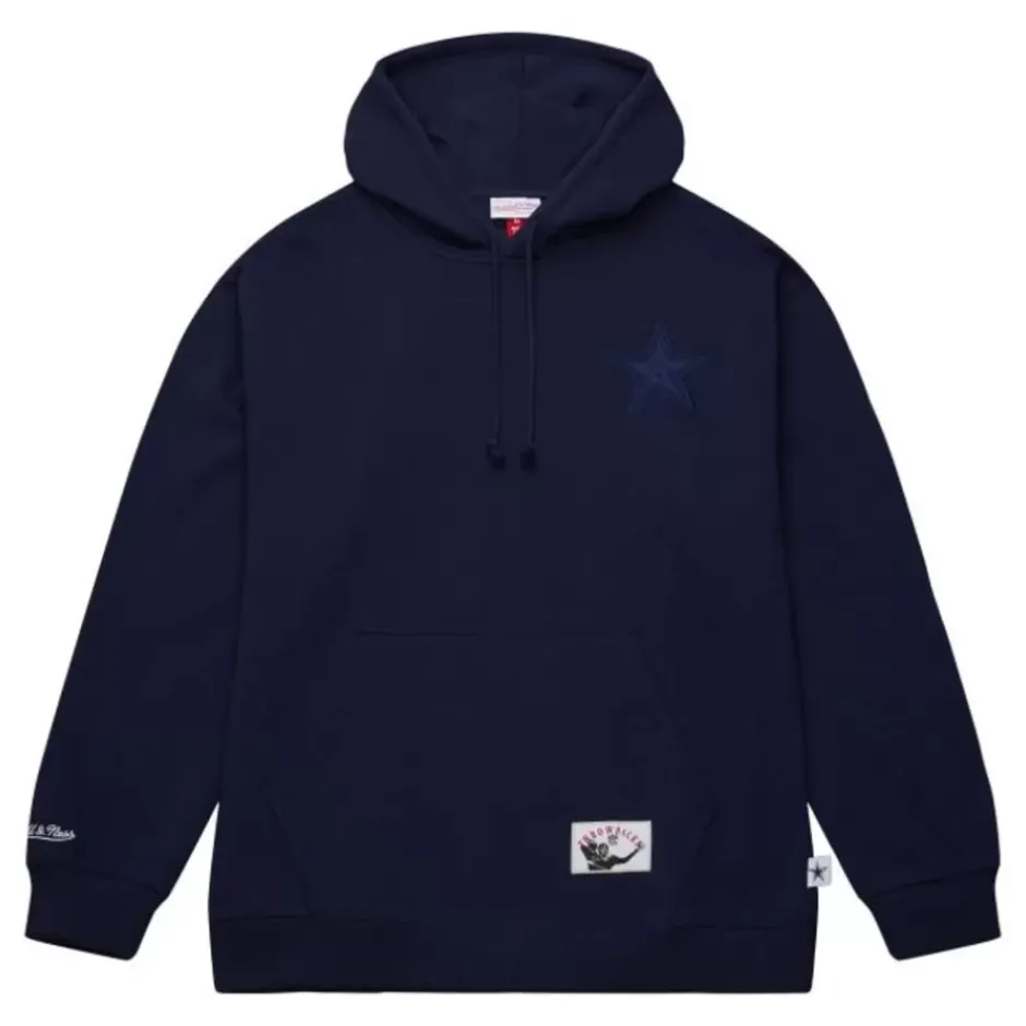 Men Mitchell & Ness Hoodies & Sweatshirts-Tonal Logo Heavyweight Fleece Dallas Cowboys