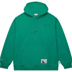 Men Mitchell & Ness Hoodies & Sweatshirts-Tonal Logo Heavyweight Fleece Philadelphia Eagles