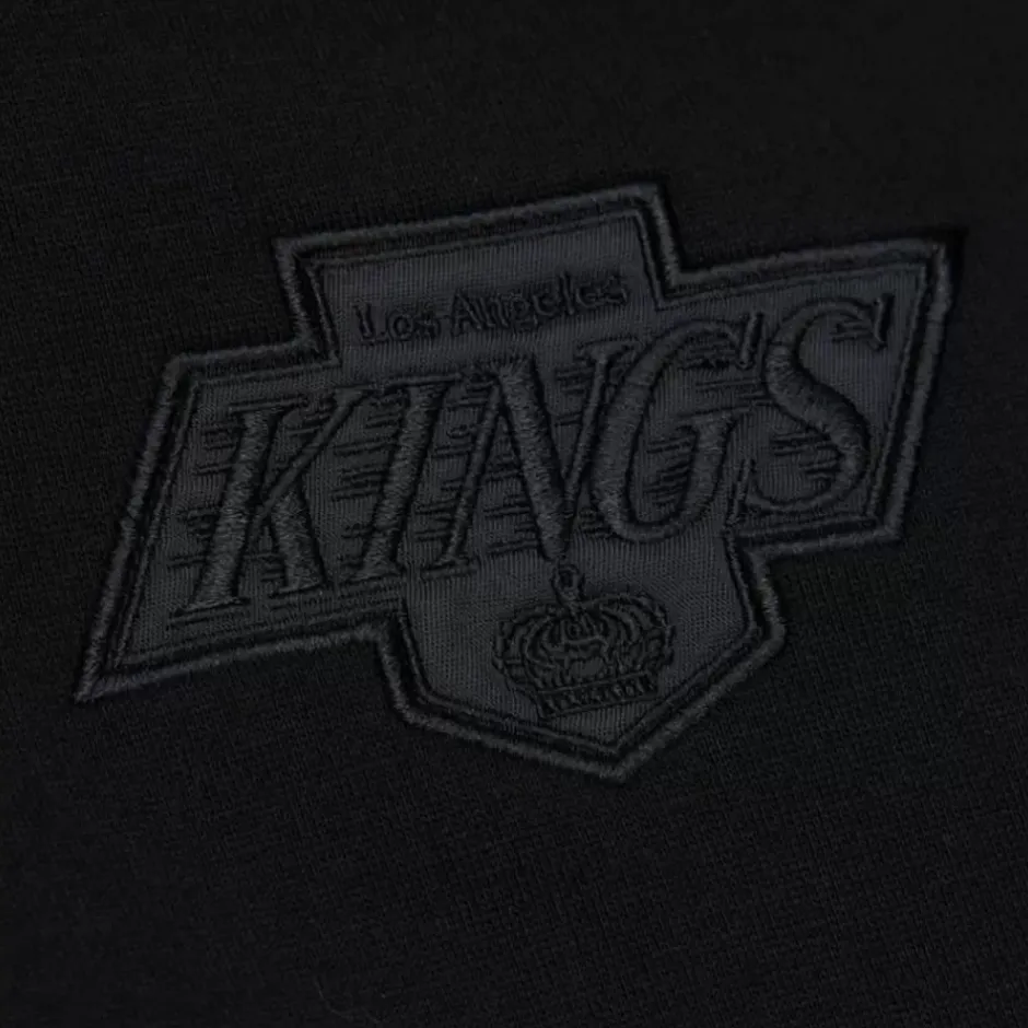 Men Mitchell & Ness Hoodies & Sweatshirts-Tonal Logo Heavyweight Fleece Los Angeles Kings