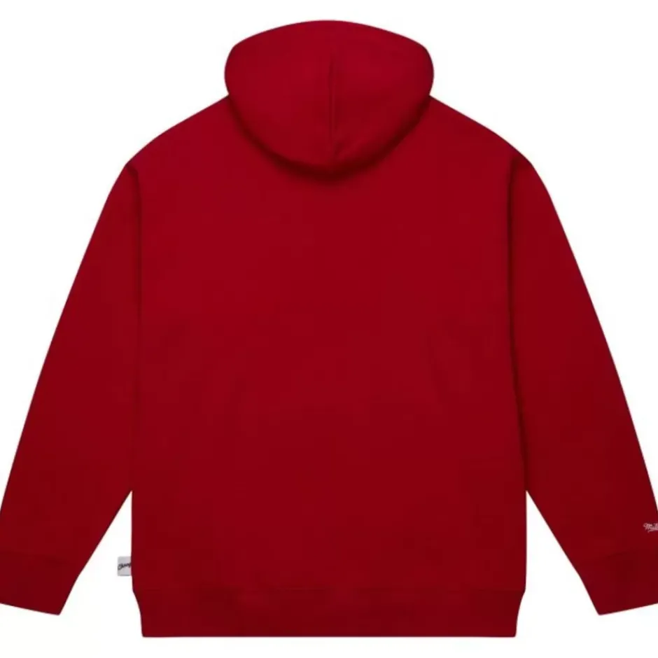 Men Mitchell & Ness Hoodies & Sweatshirts-Tonal Logo Heavyweight Fleece Chicago Bulls