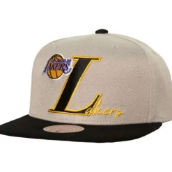 Mitchell & Ness Snapback-Top Letter Snapback Los Angeles Lakers