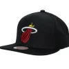 Mitchell & Ness Snapback-Top Spot Snapback Hwc Miami Heat