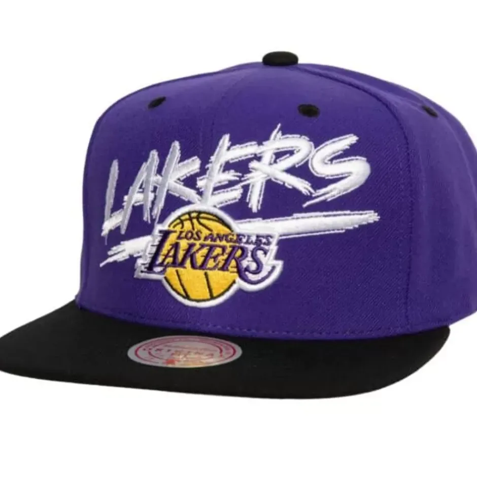 Mitchell & Ness Snapback-Transcript Snapback Los Angeles Lakers