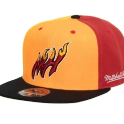 Mitchell & Ness Fitted-Tri Cycle Fitted Hat Miami Heat