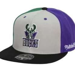 Mitchell & Ness Fitted-Tri Cycle Fitted Hat Milwaukee Bucks