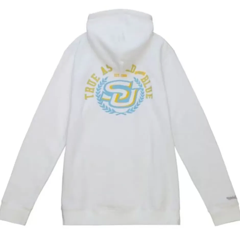 Men Mitchell & Ness Hoodies & Sweatshirts-True Hoodie Southern University And A&M College