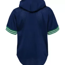 Youth Mitchell & Ness Big Kids-Unbeaten S/S Mesh Hoody Dallas Mavericks