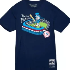 Men Mitchell & Ness T-Shirts & Tops-Uncle Sam Tee New York Yankees