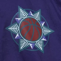 Men Mitchell & Ness Jackets & Outerwear-Undeniable Full Zip Windbreaker Utah Jazz