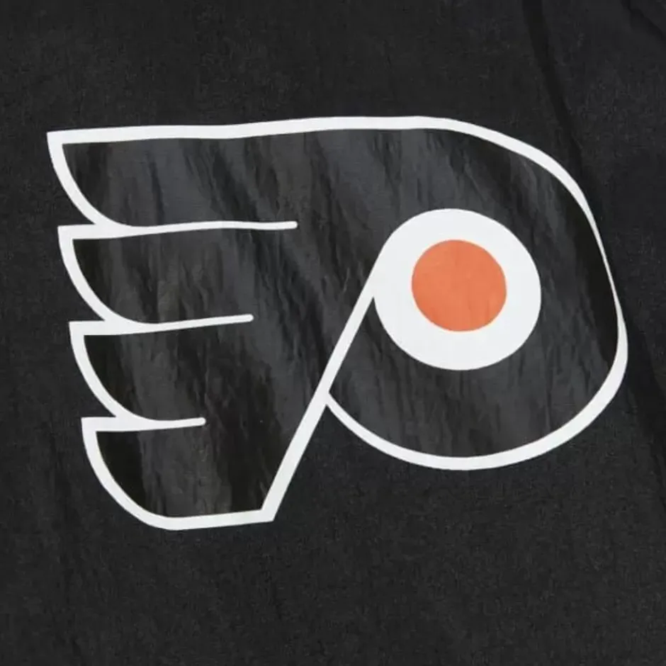 Men Mitchell & Ness Jackets & Outerwear-Undeniable Full Zip Windbreaker Philadelphia Flyers