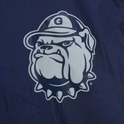 Men Mitchell & Ness Jackets & Outerwear-Undeniable Full Zip Windbreaker Georgetown University