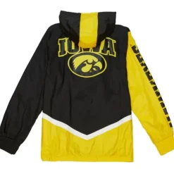 Men Mitchell & Ness Jackets & Outerwear-Undeniable Full Zip Windbreaker University Of Iowa