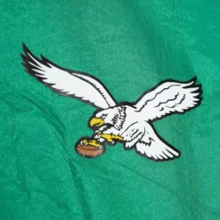 Men Mitchell & Ness Jackets & Outerwear-Undeniable Full Zip Windbreaker Philadelphia Eagles