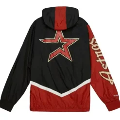 Men Mitchell & Ness Jackets & Outerwear-Undeniable Full Zip Windbreaker Houston Astros
