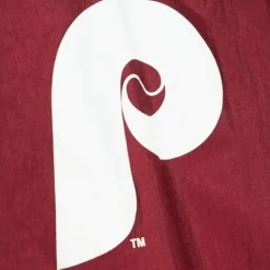 Men Mitchell & Ness Jackets & Outerwear-Undeniable Full Zip Windbreaker Philadelphia Phillies
