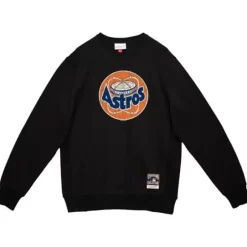 Men Mitchell & Ness Hoodies & Sweatshirts-Under The Lights Crew Houston Astros