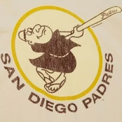 Men Mitchell & Ness T-Shirts & Tops-Under The Lights Tee San Diego Padres