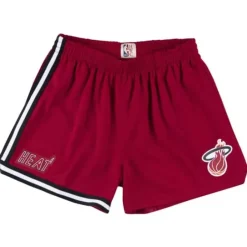 Men Mitchell & Ness Shorts-Unisex Jump Shot Shorts Miami Heat