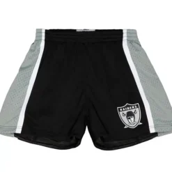 Men Mitchell & Ness Shorts-Unisex Jump Shot Shorts Oakland Raiders
