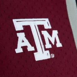 Men Mitchell & Ness Shorts-Unisex Jump Shot Shorts Texas A&M University