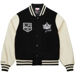 Men Mitchell & Ness Jackets & Outerwear-Unisex Varsity Jacket Los Angeles Kings
