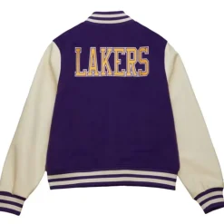 Men Mitchell & Ness Jackets & Outerwear-Unisex Varsity Jacket Los Angeles Lakers