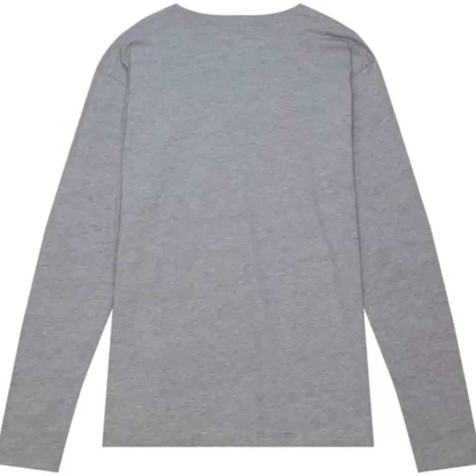 Men Mitchell & Ness T-Shirts & Tops-University Arch Logo Ls Tee Louisiana State University