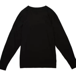 Men Mitchell & Ness T-Shirts & Tops-University Arch Logo Ls Tee University Of Iowa