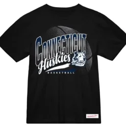 Men Mitchell & Ness T-Shirts & Tops-University Of Connecticut Madness Victory Road Tee