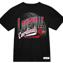 Men Mitchell & Ness T-Shirts & Tops-University Of Louisville Madness Victory Road Tee