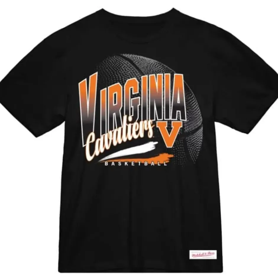 Men Mitchell & Ness T-Shirts & Tops-University Of Virginia Madness Victory Road Tee