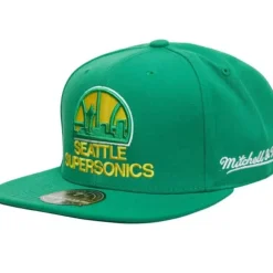 Mitchell & Ness Fitted-Velour Under Fitted Hwc Seattle Supersonics