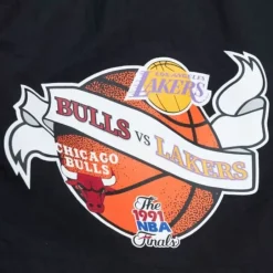 Men Mitchell & Ness Shorts-Victory Road Nylon Shorts Finals Bulls Vs Lakers Road