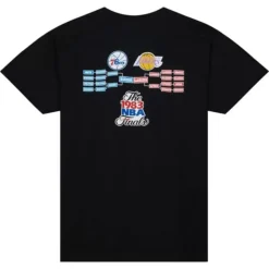 Men Mitchell & Ness T-Shirts & Tops-Victory Road Ss Tee Hwc Finals Sixers Vs Lakers Road