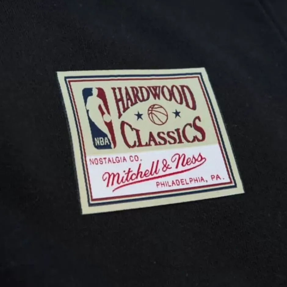 Men Mitchell & Ness Hoodies & Sweatshirts-Vintage Big Logo Crew Los Angeles Lakers