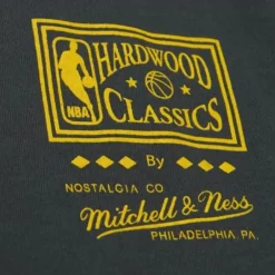 Men Mitchell & Ness T-Shirts & Tops-Vintage Cracked Tee Los Angeles Lakers