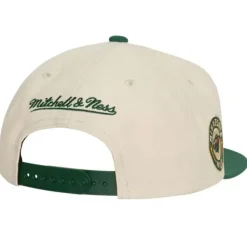 Mitchell & Ness Snapback-Vintage Cream Snapback Minnesota Wild