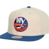 Mitchell & Ness Snapback-Vintage Cream Snapback New York Islanders