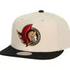 Mitchell & Ness Snapback-Vintage Cream Snapback Ottawa Senators