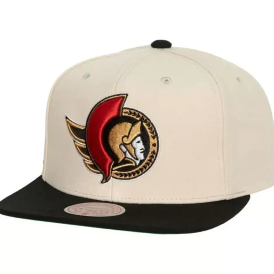 Mitchell & Ness Snapback-Vintage Cream Snapback Ottawa Senators